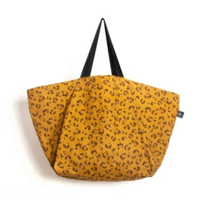 The Contents Bag Leopard Print Oversize Contents Bag In Animal Print