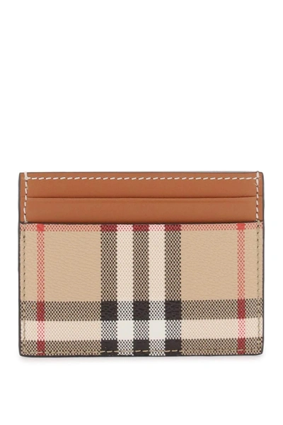 Burberry Card Holder With Tartan Pattern