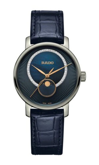 Pre-owned Rado Women's R14055905 Diamaster 35mm Quartz Watch