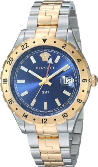 Pre-owned Versace Men's V11060017 Hellenyium 42mm Quartz Watch