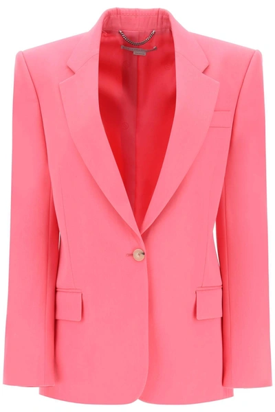 Stella Mccartney Blazer In Responsible Wool In Fuchsia