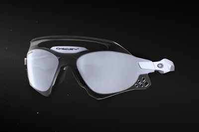 Pre-owned Oakley Xeus Ag Black Silver W/ Prizm Chrome In Box