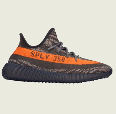 Pre-owned Adidas Originals Size 8 Adidas Yeezy Boost 350 V2 Carbon Beluga Hq7045 In Gray