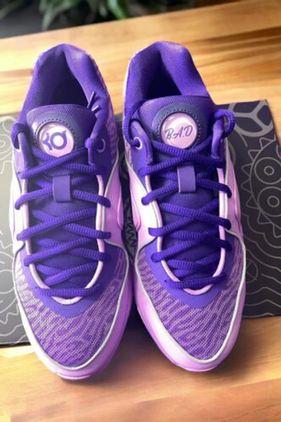 Purple Kd Low Top Basketball Shoes Pre-owned Nike Kd 16 Low Purple