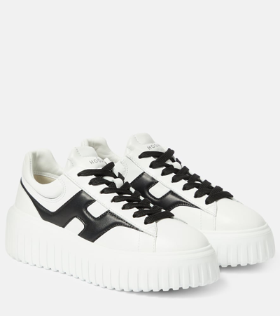 Hogan Sneakers  H-stripes Blackwhite In White