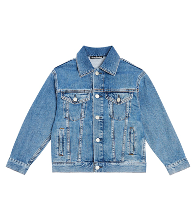 Acne Studios Kids' Denim Jacket In Blue