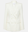Alex Perry Prinstripe Lurex Blazer In Black