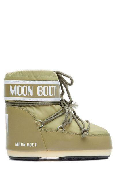 Moon Boot Low Lace In Green