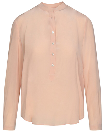Stella Mccartney Eva Silk Shirt In Light Camel