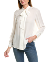 REBECCA TAYLOR REBECCA TAYLOR SHORT SLEEVE SILK BLOUSE