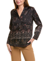 REBECCA TAYLOR REBECCA TAYLOR GOSSAMER PRINTED BLOUSE