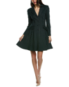 CAROLINA HERRERA CAROLINA HERRERA BUTTON FRONT WOOL-BLEND MINI DRESS