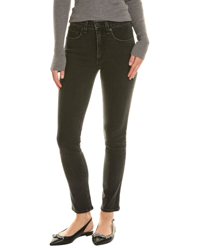 Askk Ny Askk Ny Stone Mid Rise Skinny- Stone Jean In Grey