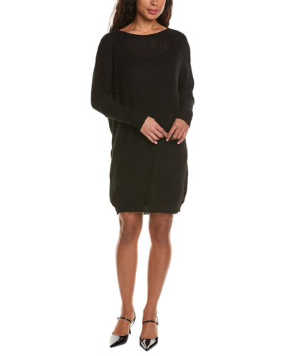 Beach Lunch Lounge Beachlunchlounge Shift Sweaterdress In Black