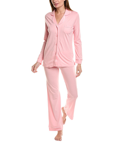 Cosabella 2pc Bella Pajama Pant Set In Pink