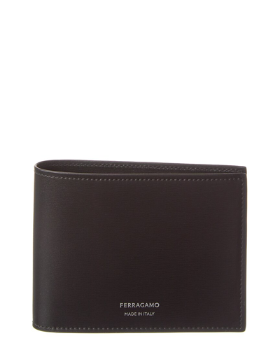 Ferragamo Classic Leather Bifold Wallet In Black