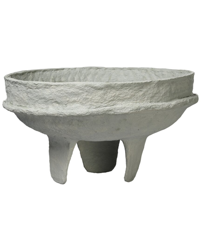 Jamie Young Field Low Bowl In Gray