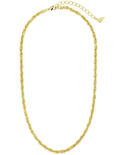 Sterling Forever 14k Plated Alex Chain Necklace In Gold