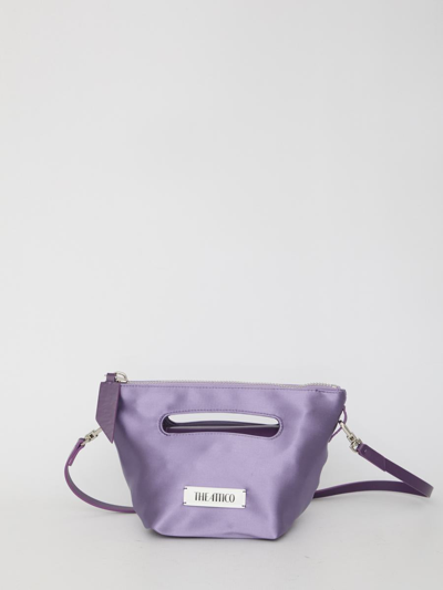 Attico Via Dei Giardini 15 Satin Bag In Purple