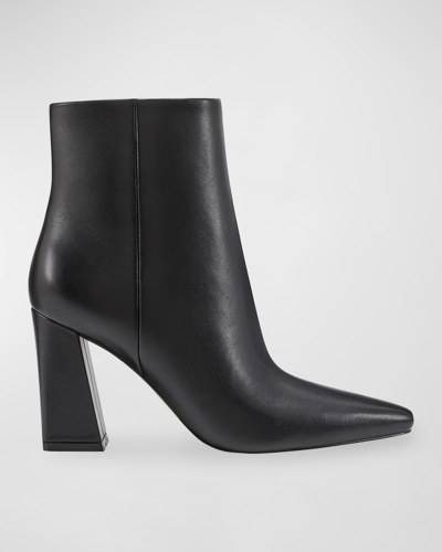 Marc Fisher Ltd Women's Yanara 78mm Leather Ankle Boots In Black