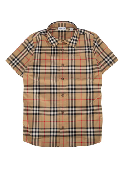 Burberry Kids Checked Short In Multi