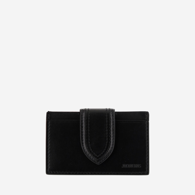 Jacquemus Le Porte Carte Bambino In Black