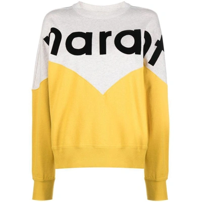 Isabel Marant Étoile Sweatshirts In Yellow/neutrals