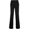 Jacquemus Disgreghi Belted Wool Pants In Black