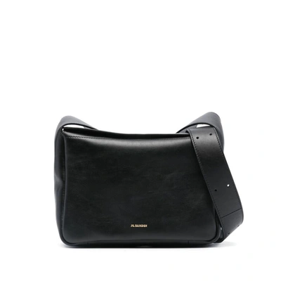 Jil Sander Shoulder Bag In Black