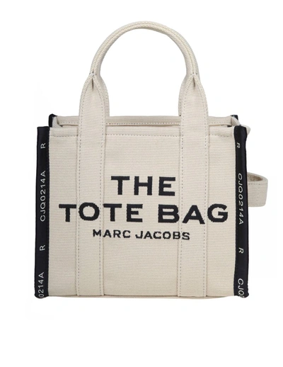 Marc Jacobs The Jacquard Medium Tote Bag In Sand