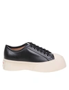 MARNI MARNI LEATHER LACE-UP SNEAKERS
