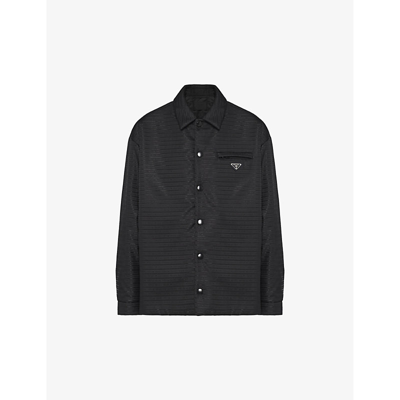 【PRADA】RE-NYLON PADDED SHIRT Prada Men's Re-Nylon Quilted Padded Shirt - Bergdorf Goodman
