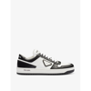 Prada Downtown Sneaker Aus Perforiertem Leder In White