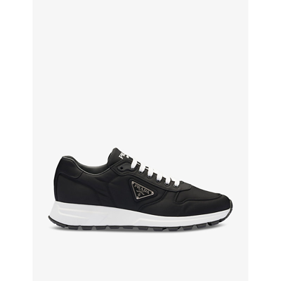 PRADA MENS PRADA PRAX 01 RE-NYLON LOGO-PLAQUE NYLON LOW-TOP SNEAKERS