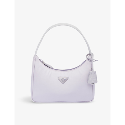 Prada Womens Purple Re-nylon Recycled-nylon Shoulder Bag In Purple