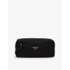 PRADA RE-NYLON LEATHER AND RECYCLED-NYLON POUCH