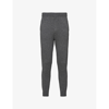Prada Elastic Waist Cashmere Joggers In Grey