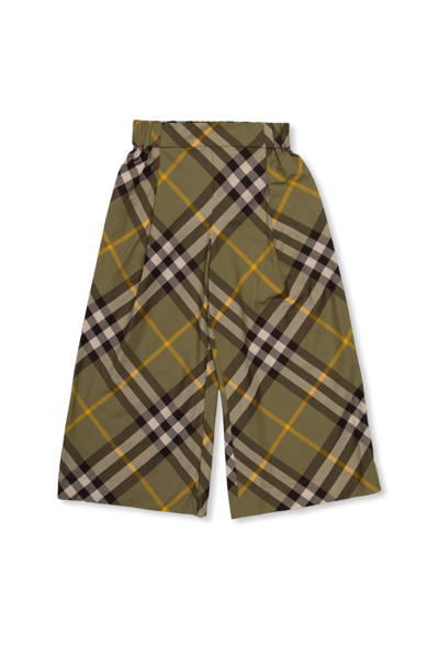 Burberry Kids Checked Wide In Multi