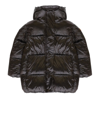 SAVE THE DUCK SAVE THE DUCK KIDS LOGO PATCH PADDED JACKET