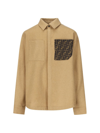 FENDI FENDI KIDS FF MOTIF SHIRT JACKET