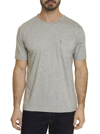 Robert Graham Myles T-shirt In Heather Light Grey