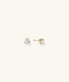 Mejuri Lab Grown Diamond Round Studs 1 Tcw In Yellow