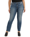 Silver Jeans Co. Plus Size Suki Mid Rise Slim Bootcut Jeans In Indigo