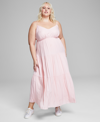 AND NOW THIS TRENDY PLUS SIZE TIERED MAXI DRESS