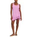 MIKEN WOMEN'S RUCHED RACERBACK COVER-UP, CREATED FOR MACY'S