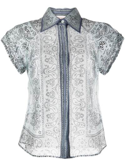 ZIMMERMANN MATCHMAKER FITTED BLOUSE