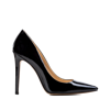 GINISSIMA ALICE BLACK PATENT LEATHER STILETTO