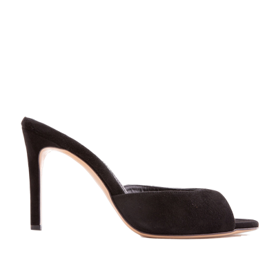 Ginissima Vicky Black Suede Mules