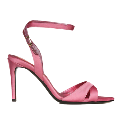 Ginissima Thea Soft Pink Satin Sandals