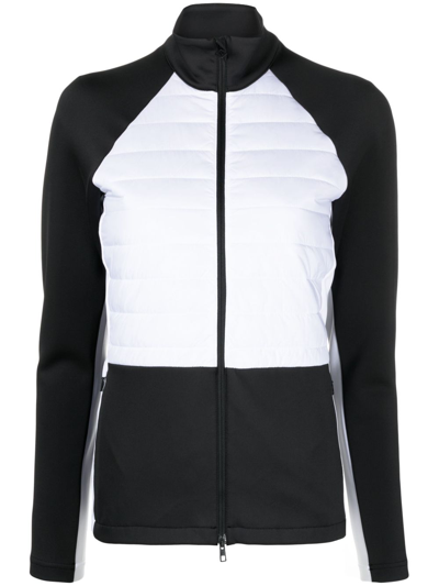 J. Lindeberg Lourdes Hybrid Panelled Jacket In White